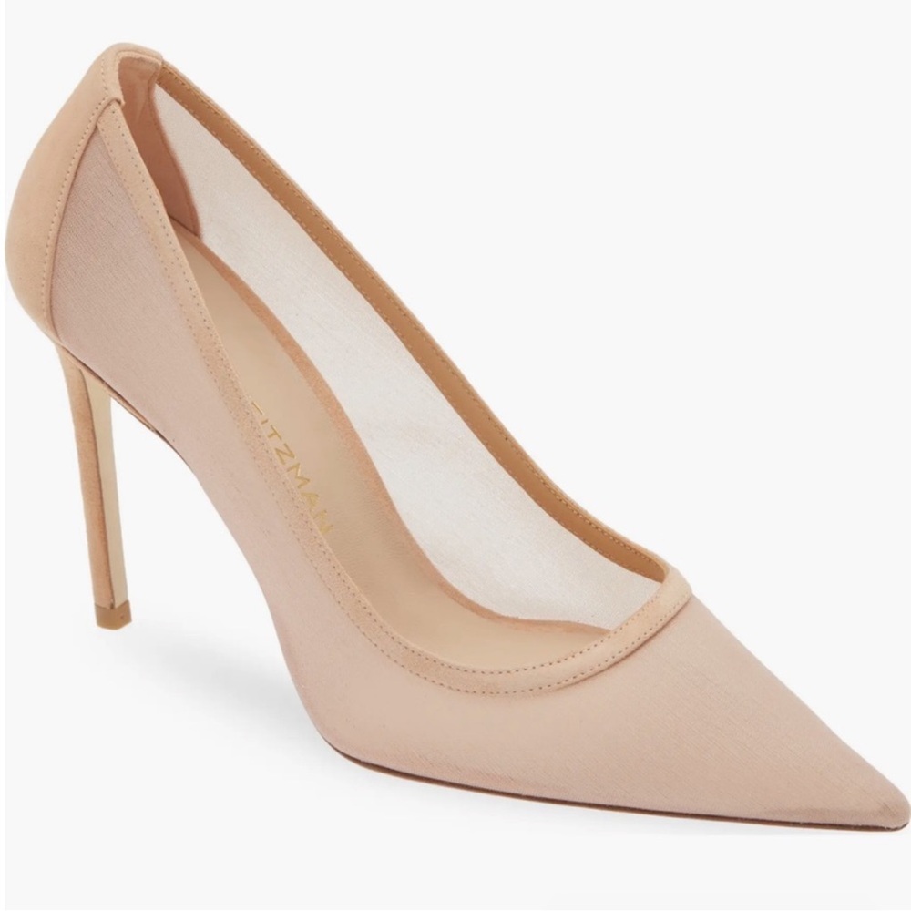 🌹STUART WEITZMAN🌹Stuart 85 Mesh Pumps in Ginger Size: 6B